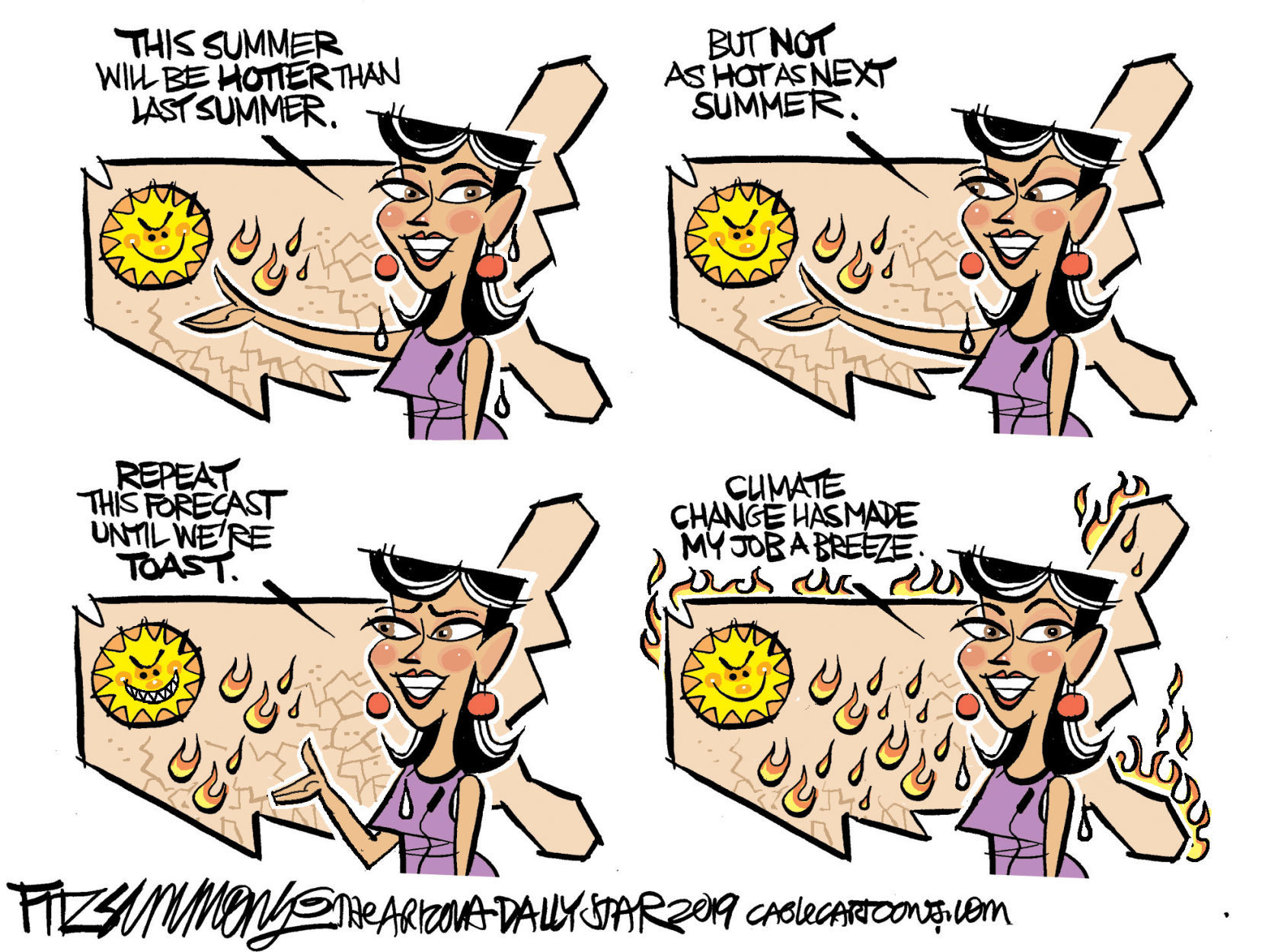Daily Fitz Cartoon: Summer